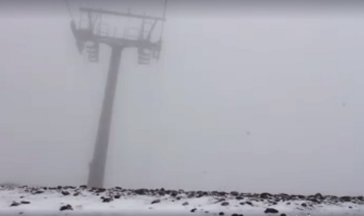 Caen las primeras nieves de la temporada en Sierra Nevada.